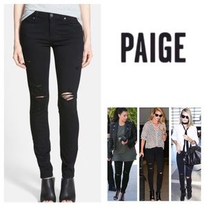 Anthropologie Paige Destructed Skinny Jeans.  NWT.